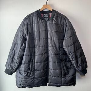 Torrid Women's Nylon 3 in 1 Parka Puffer Winter Jacket Black Size 3X
